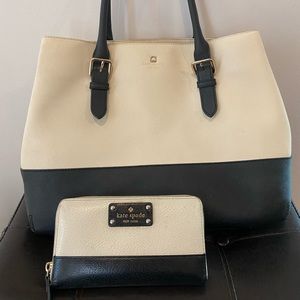 Kate Spade tote bag AND wallet